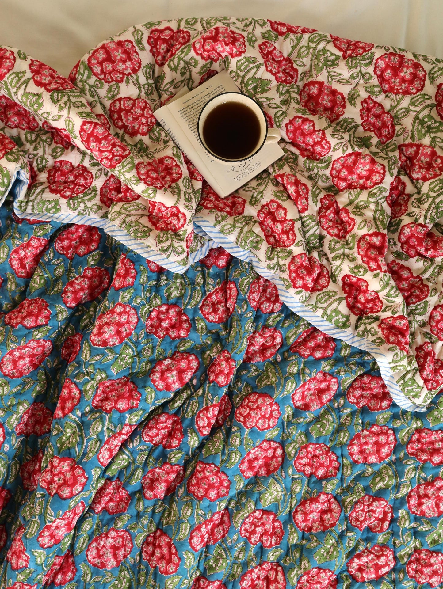 The Crimson Bloom Quilt