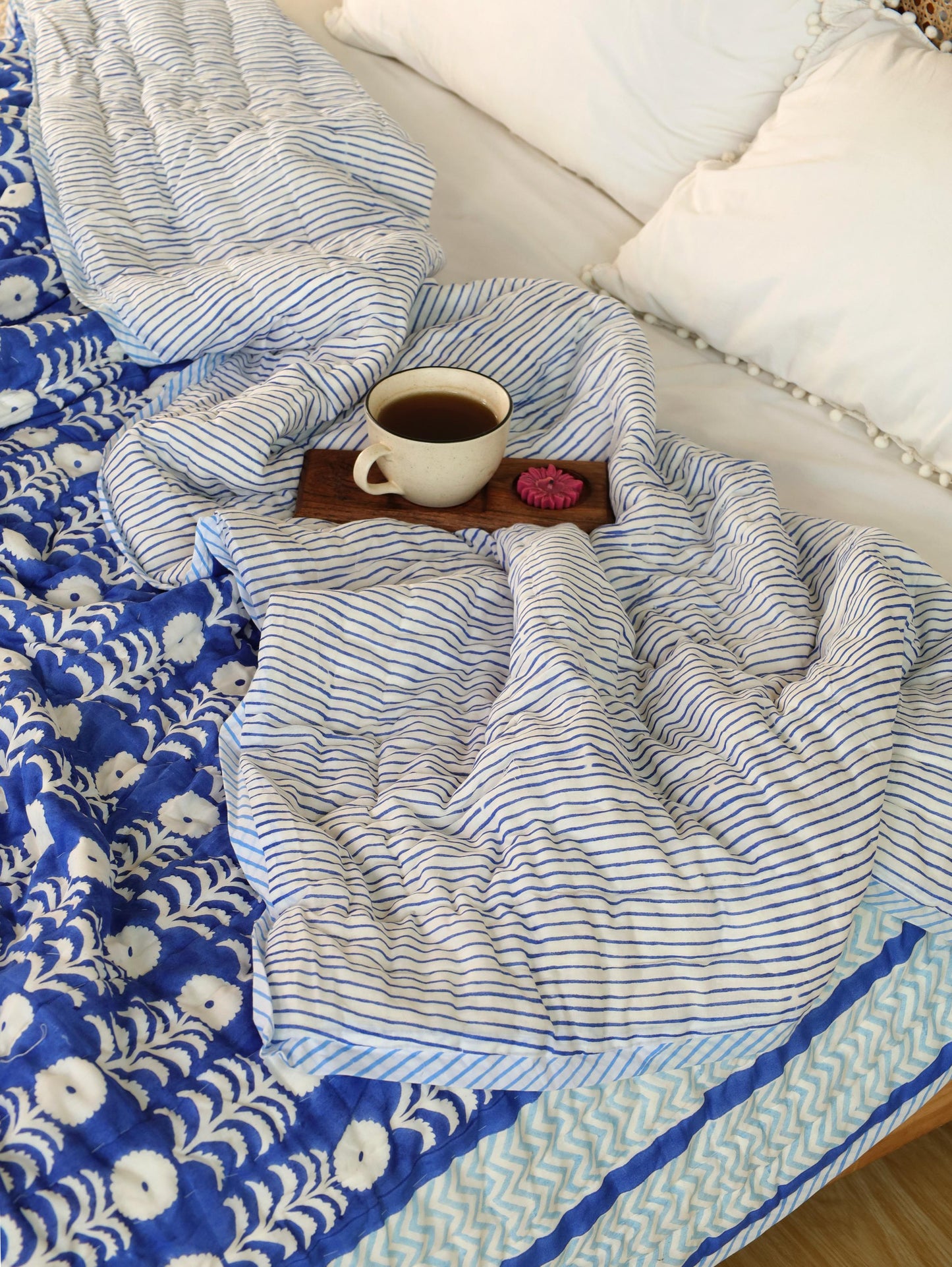 The Cobalt Stripe Quilt