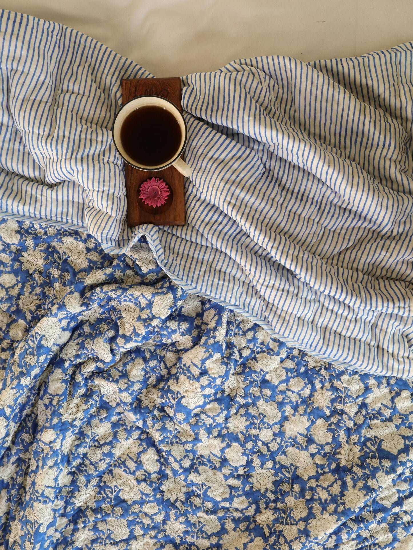 The Blue City Garden Quilt