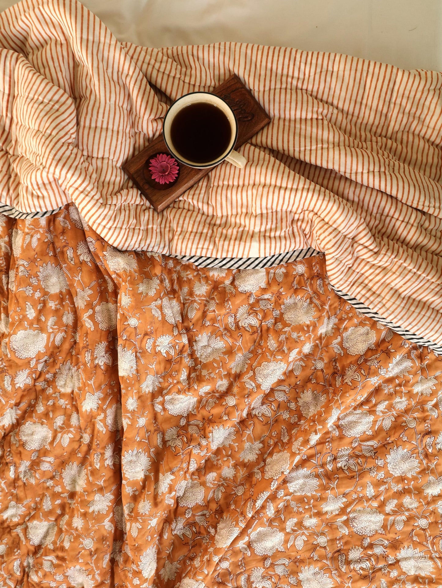 The Terracotta Bloom Quilt