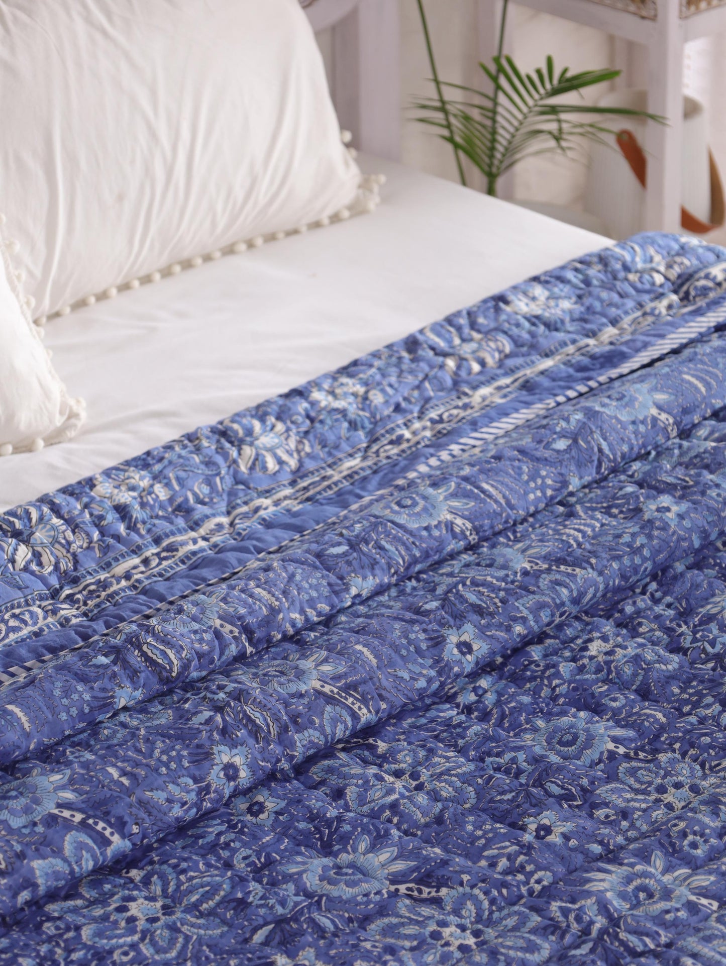 The Sapphire Bloom Quilt