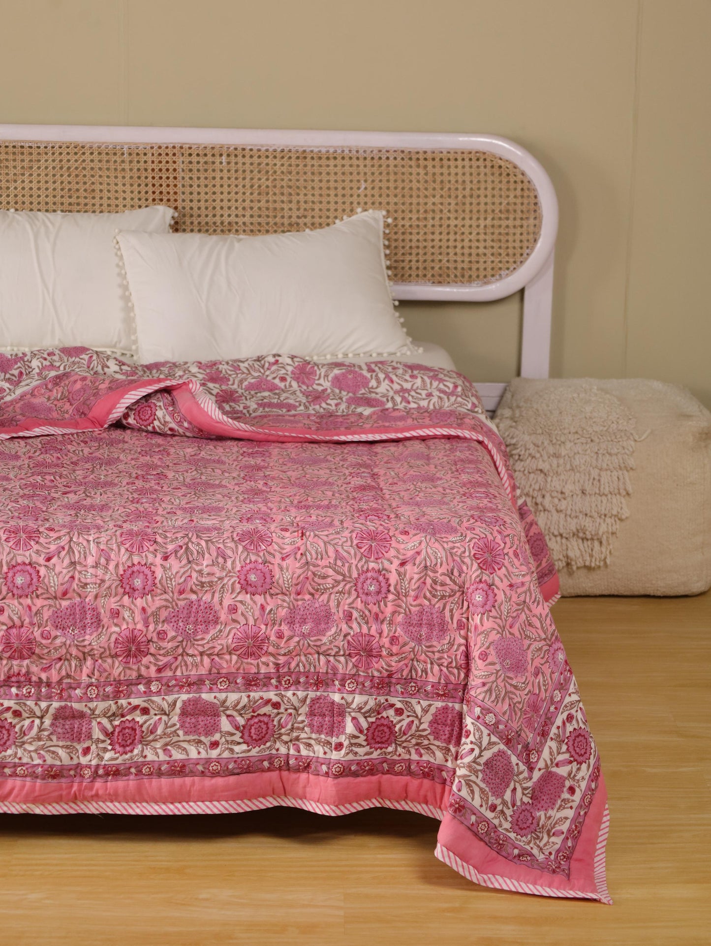 The Jaipur Blush Quilt