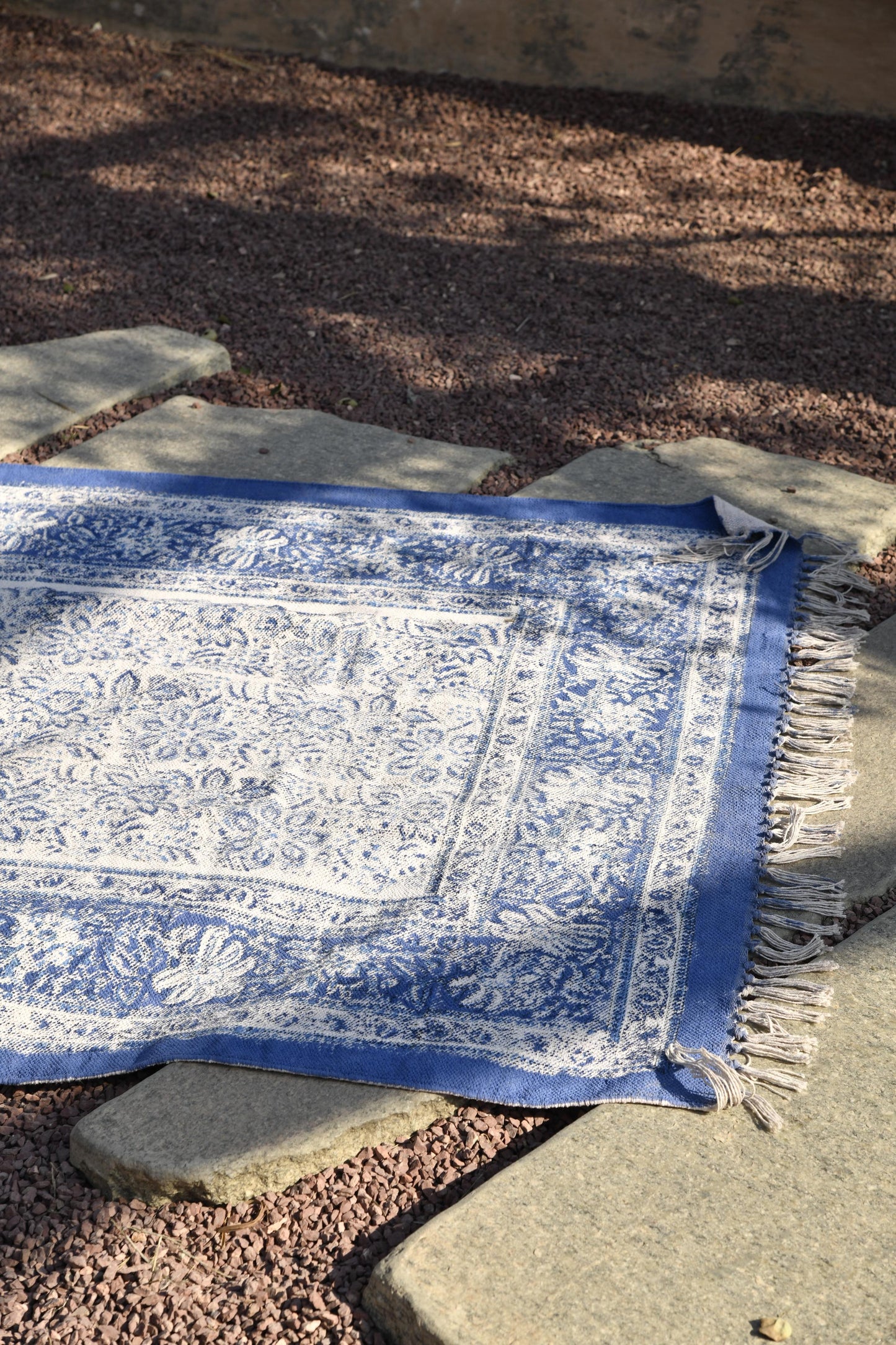 The Indigo Mosaic Rug