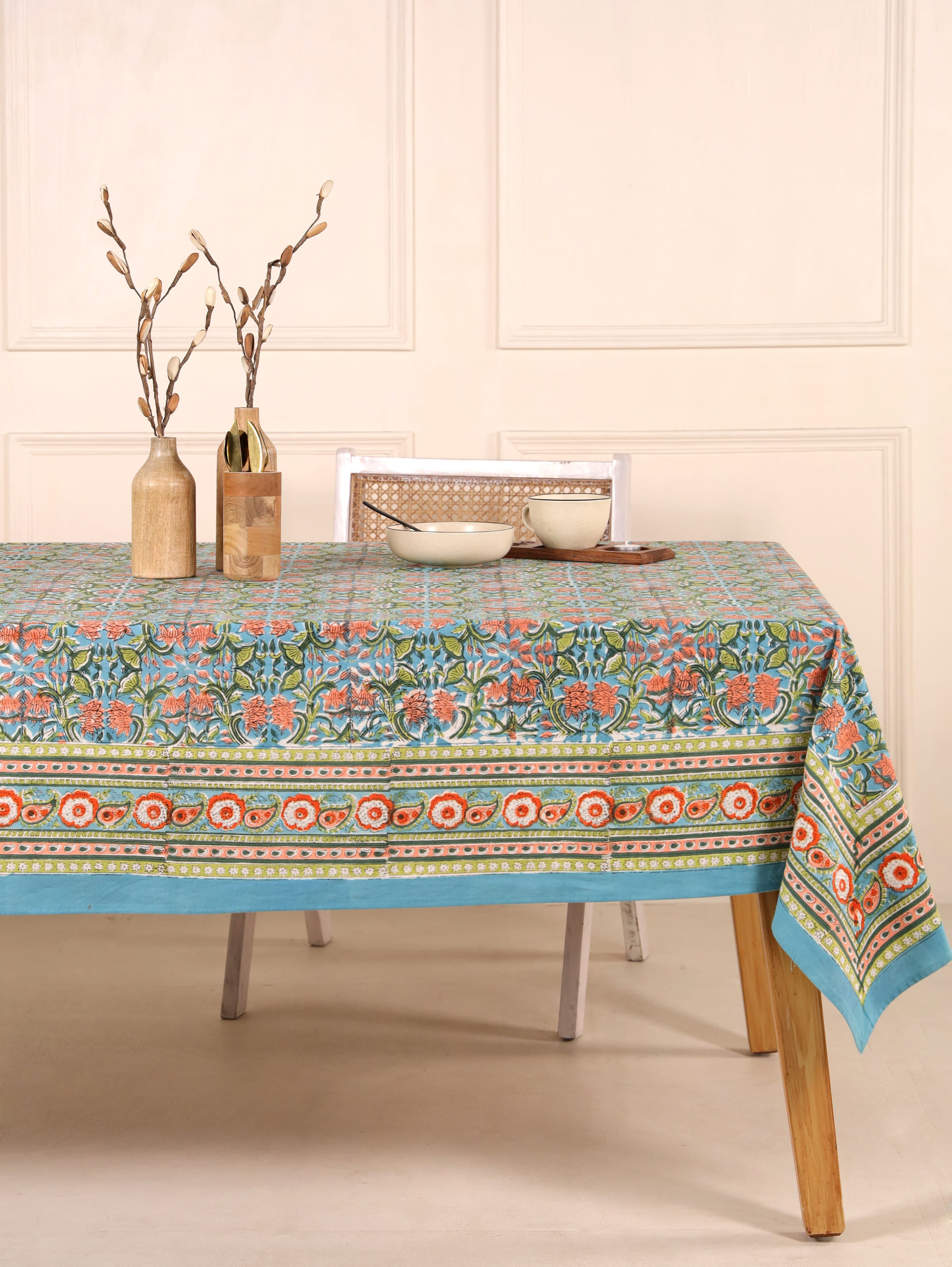 The Turquoise Oasis Table Cloth