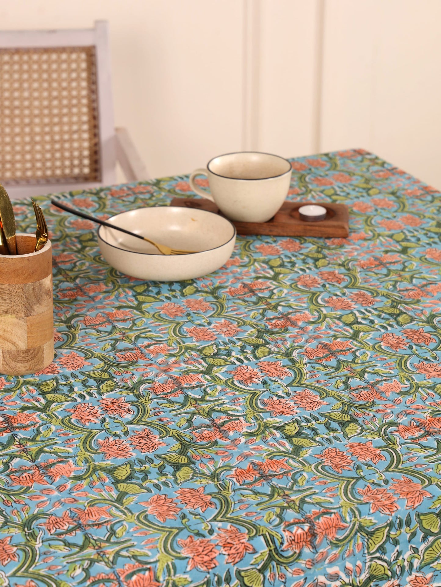 The Turquoise Oasis Table Cloth