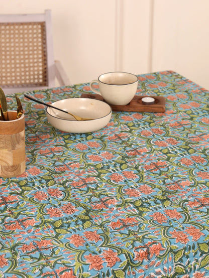 The Turquoise Oasis Table Cloth