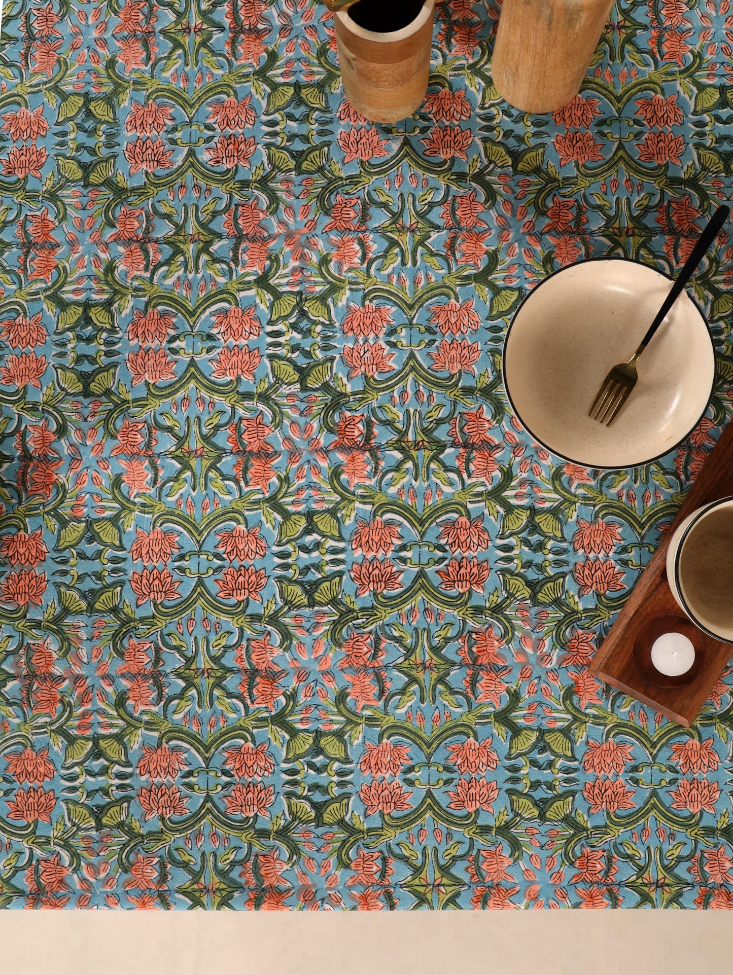The Turquoise Oasis Table Cloth