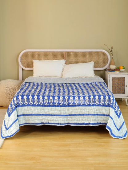 The Cobalt Stripe Quilt