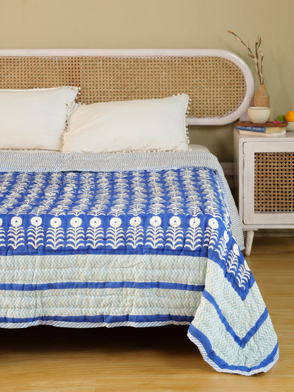 The Cobalt Stripe Quilt