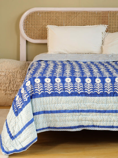 The Cobalt Stripe Quilt