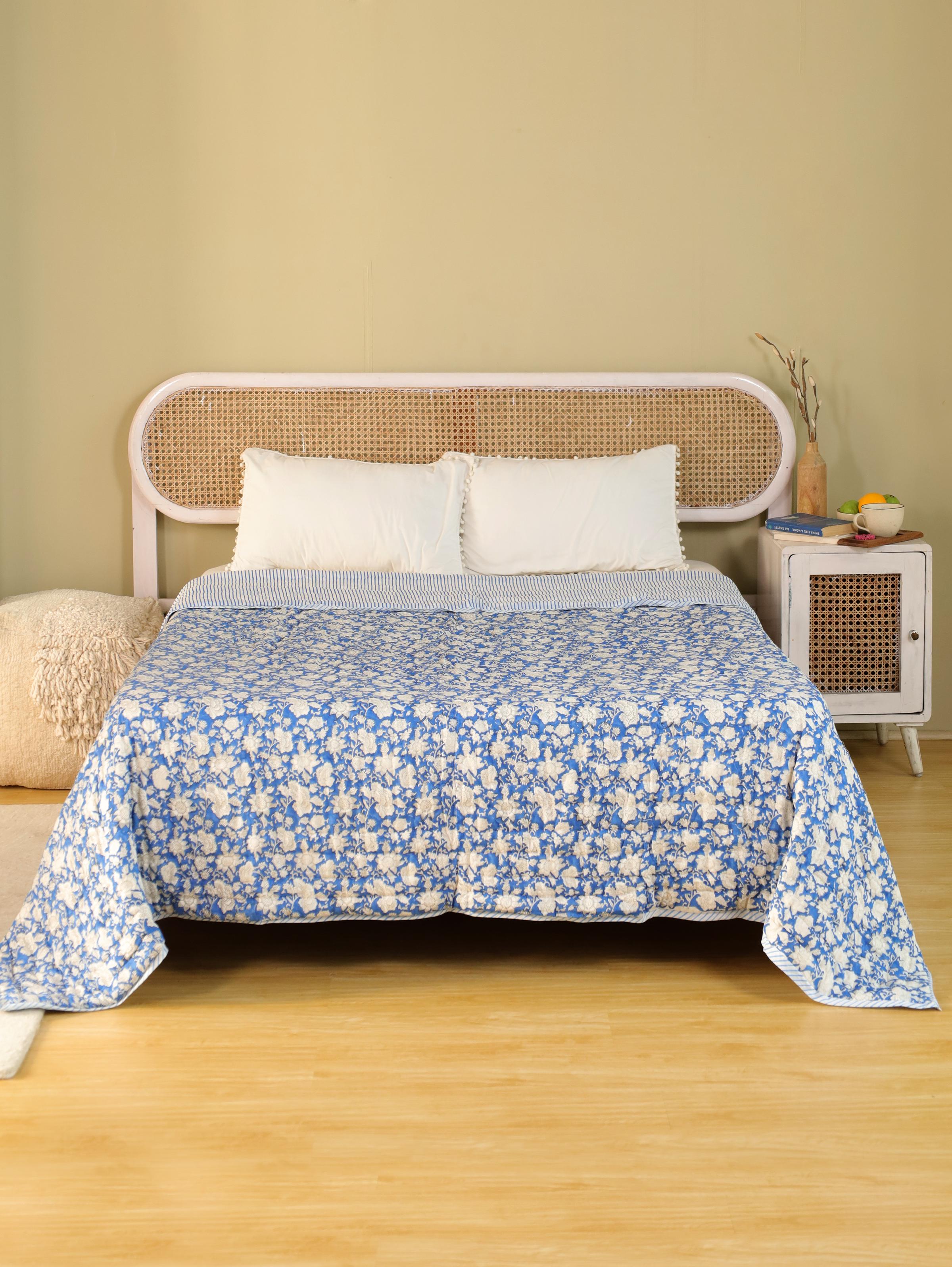 The Blue City Garden Quilt