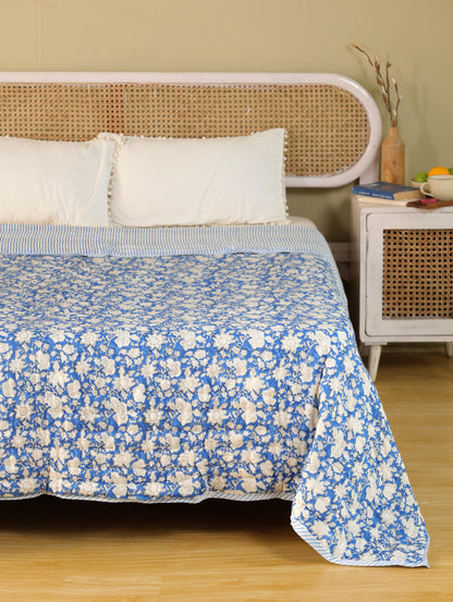 The Blue City Garden Quilt