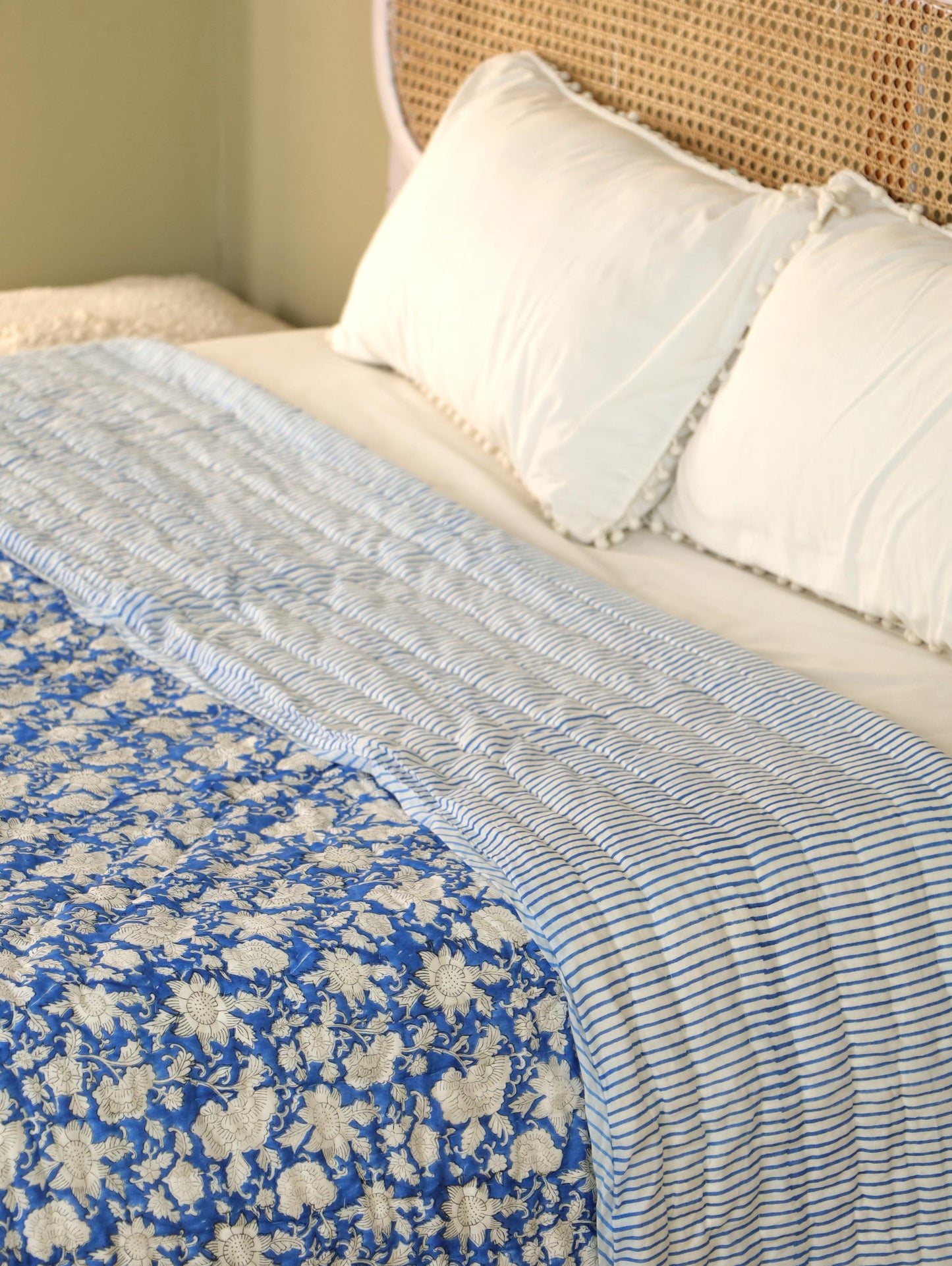 The Blue City Garden Quilt