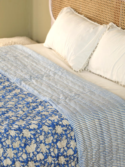 The Blue City Garden Quilt