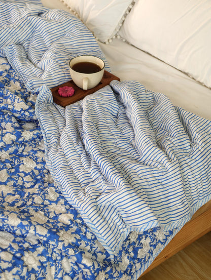 The Blue City Garden Quilt