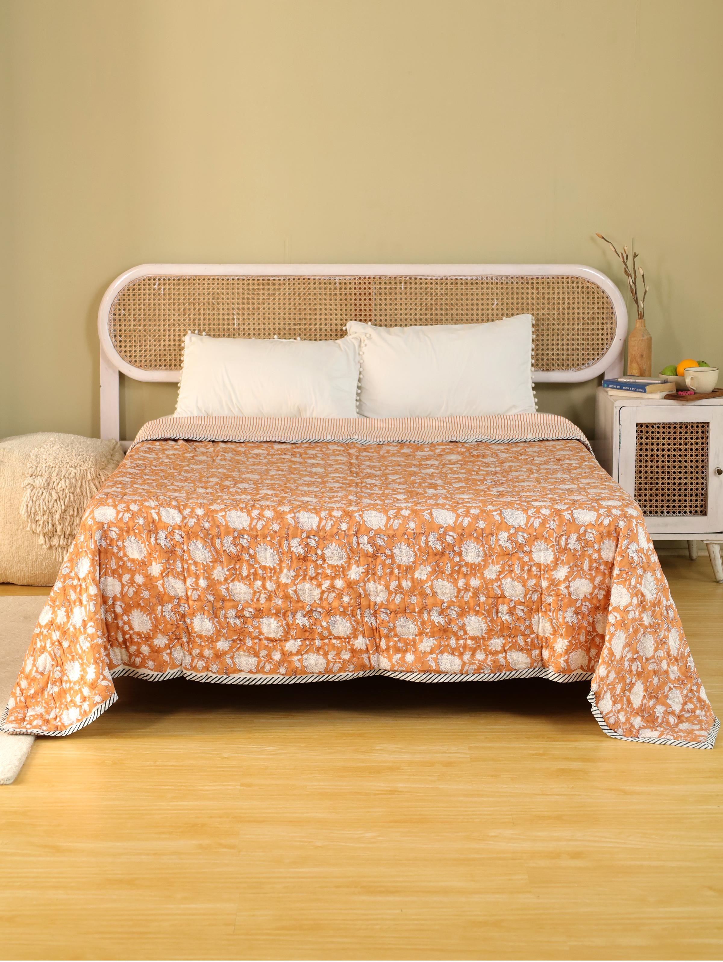 The Terracotta Bloom Quilt