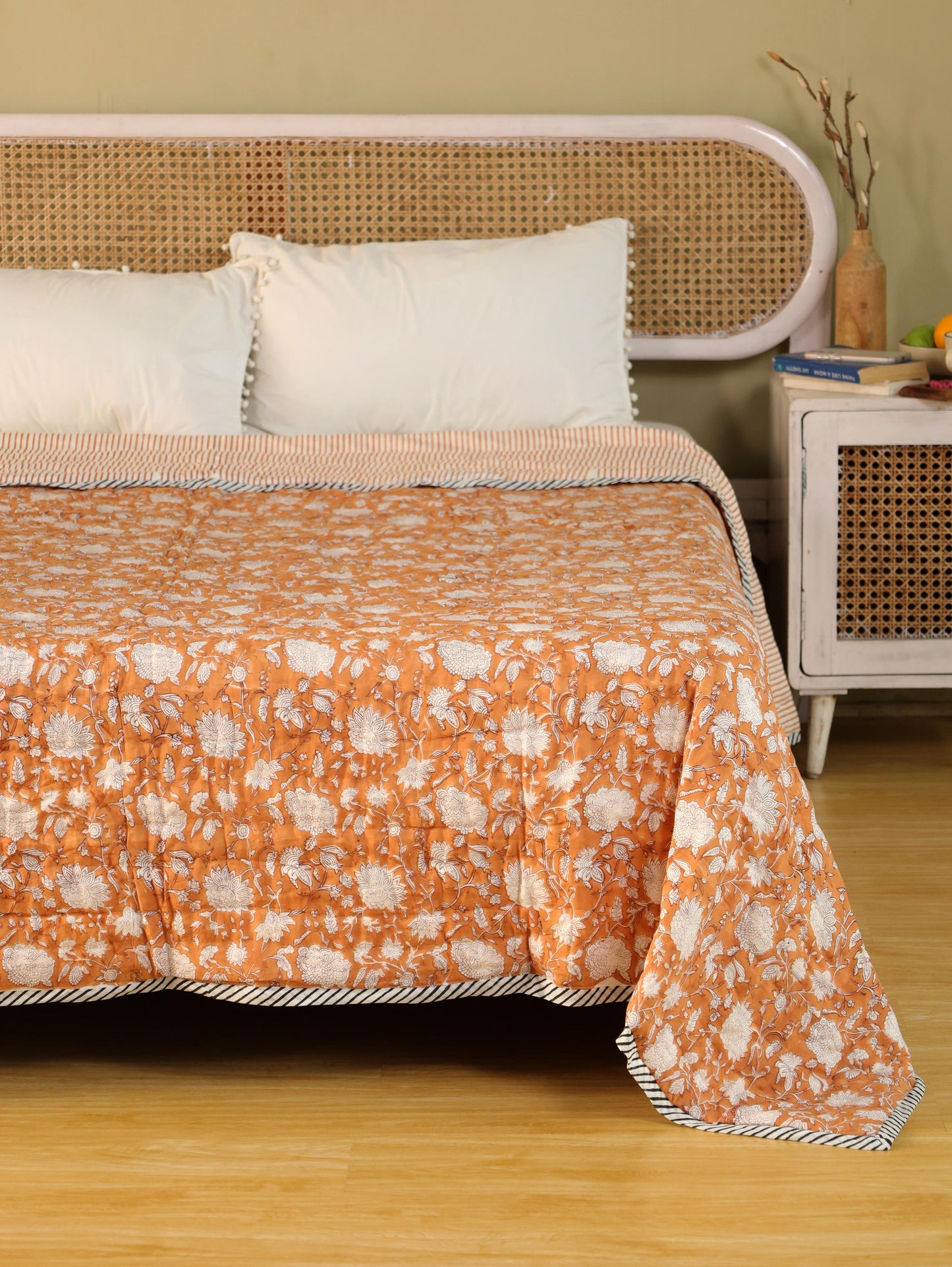 The Terracotta Bloom Quilt