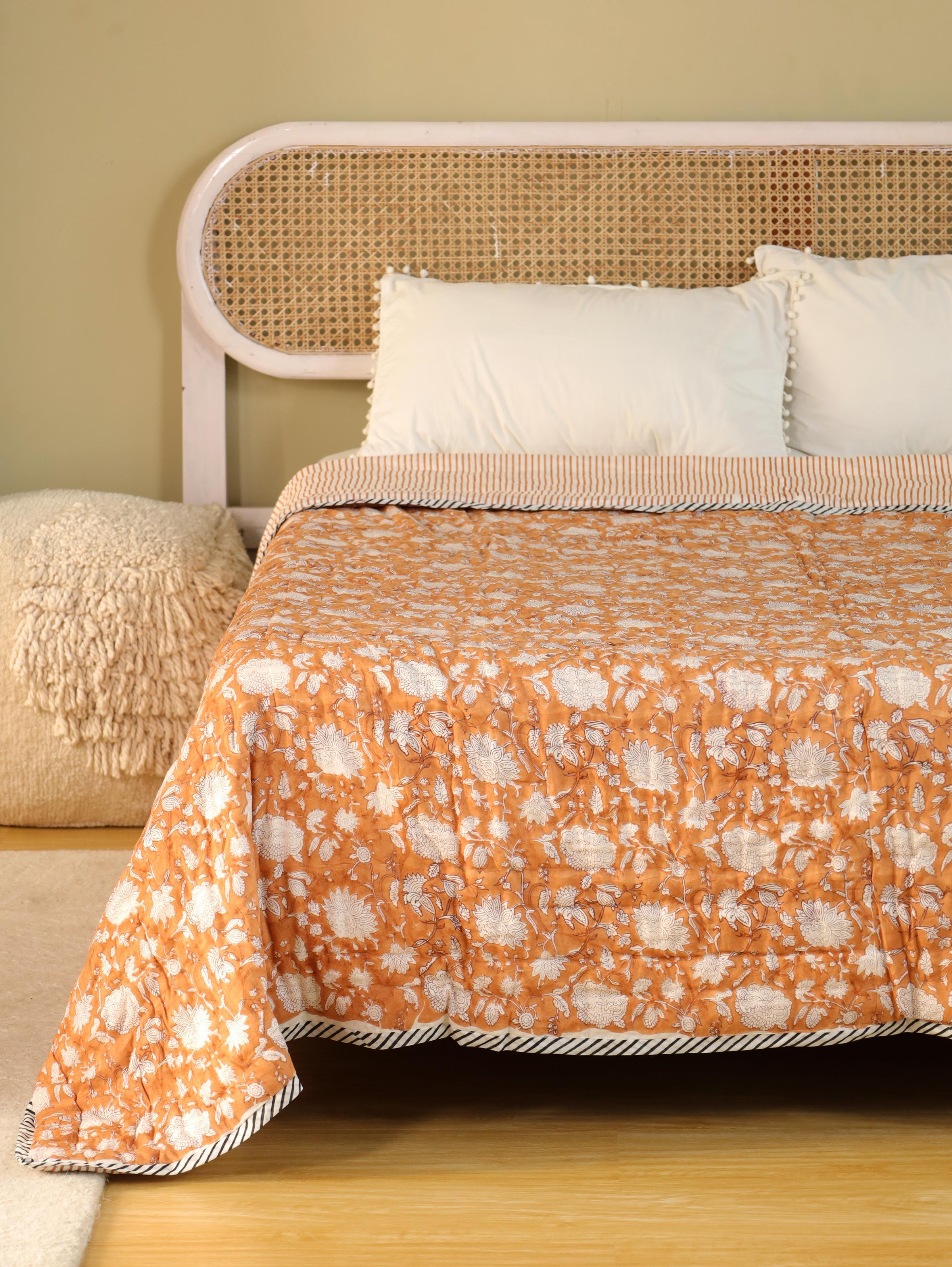 The Terracotta Bloom Quilt