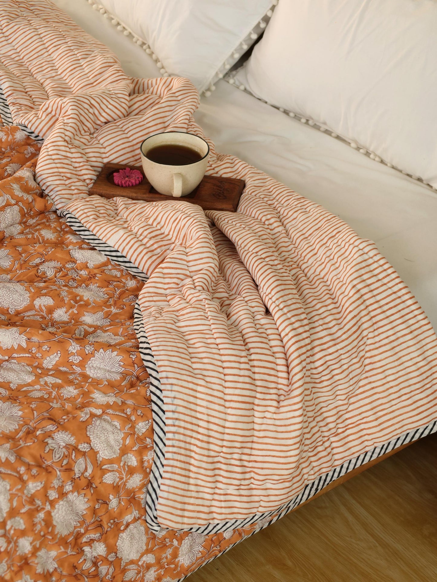 The Terracotta Bloom Quilt