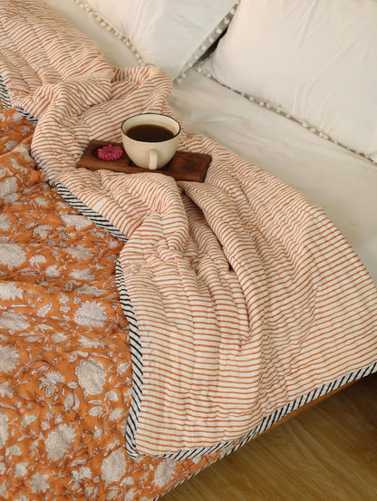 The Terracotta Bloom Quilt