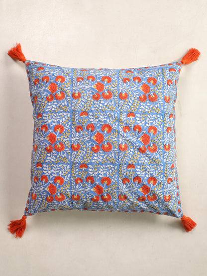 The Sunset Marigold Cushion Cover