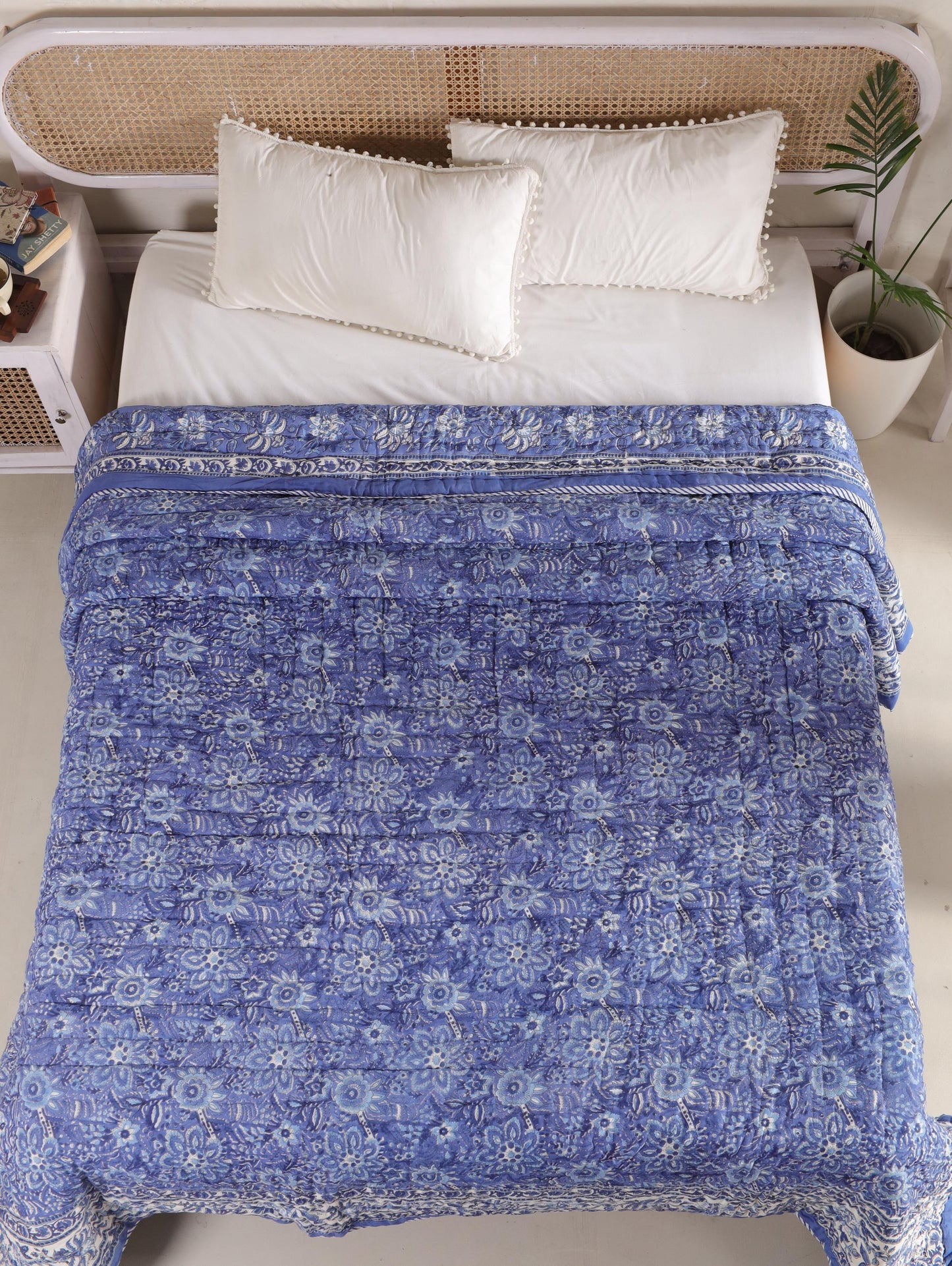 The Sapphire Bloom Quilt