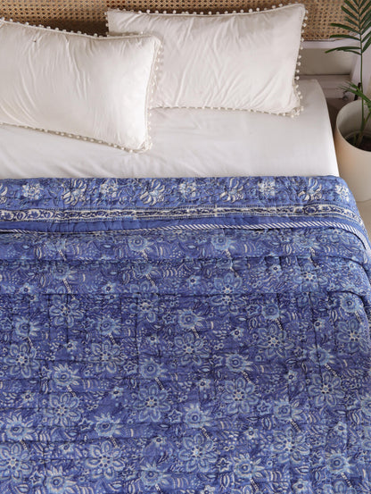 The Sapphire Bloom Quilt