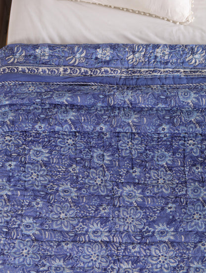 The Sapphire Bloom Quilt