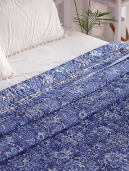 The Sapphire Bloom Quilt
