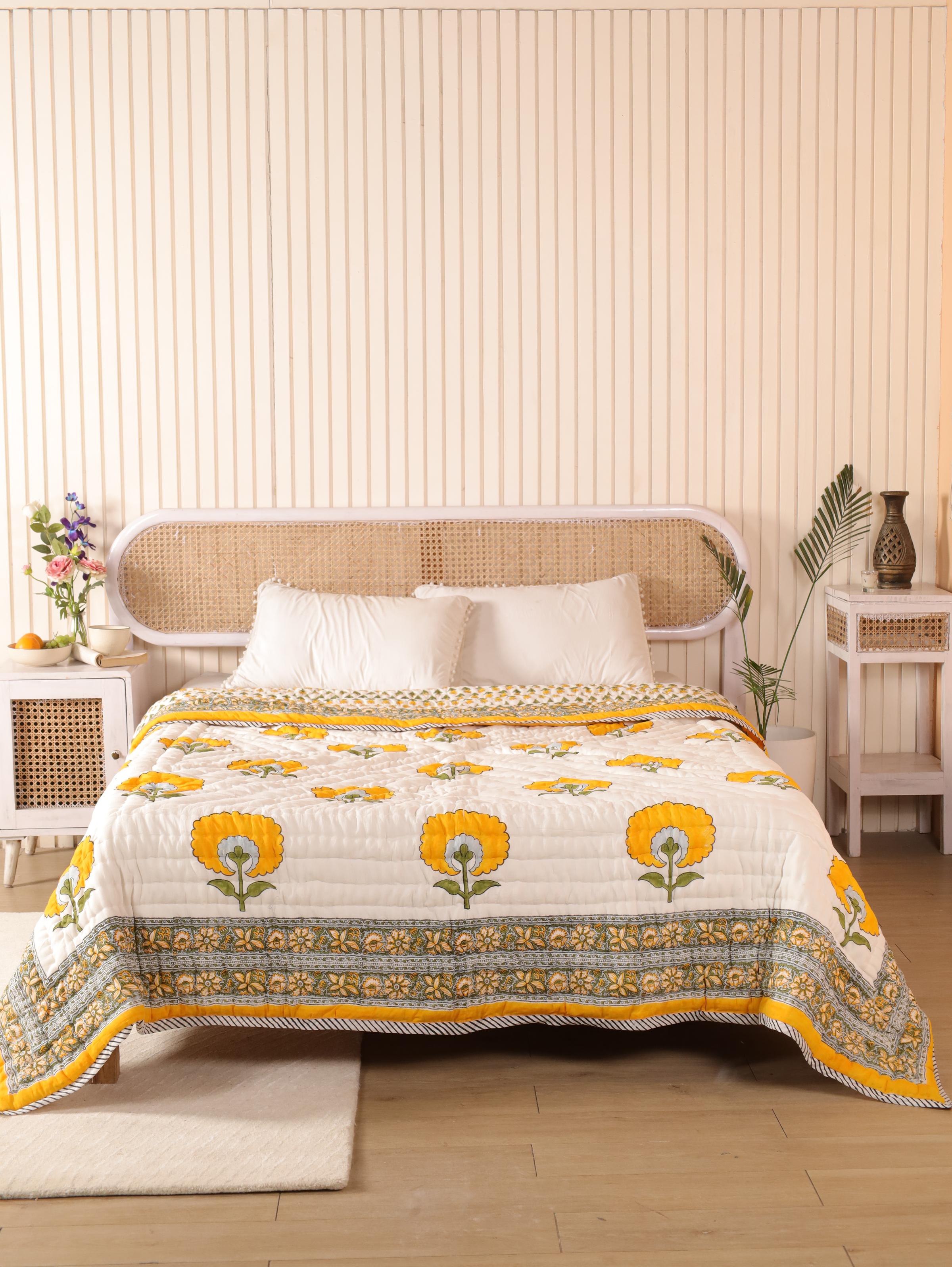 The Amber Marigold Quilt