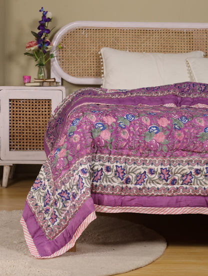 The Magenta Jewel Quilt