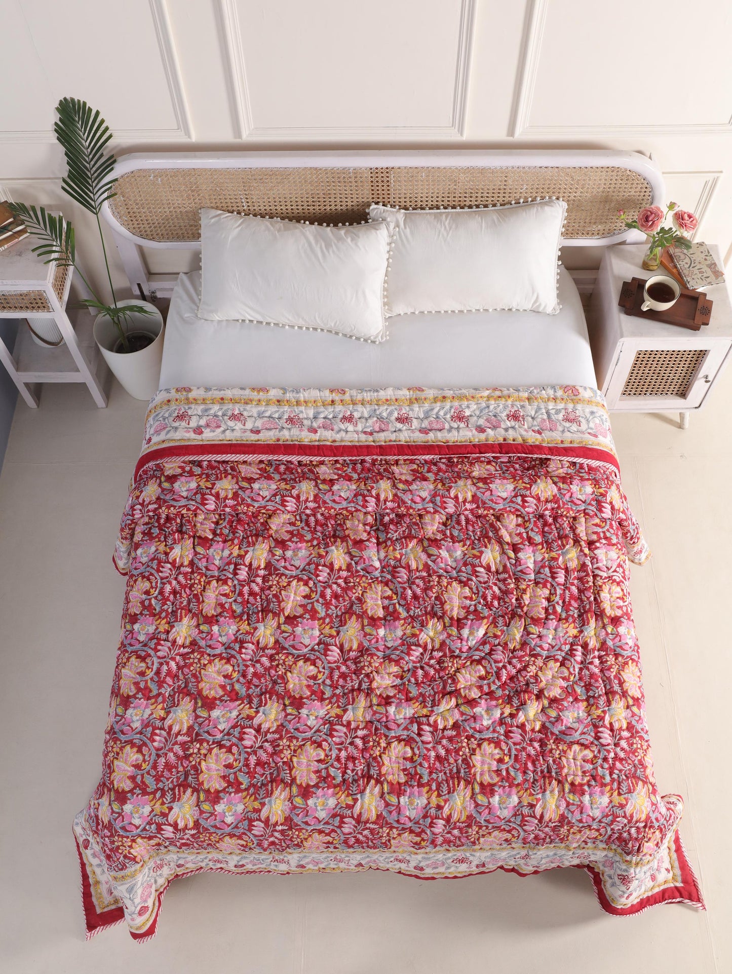 The Festive Floral Quilt