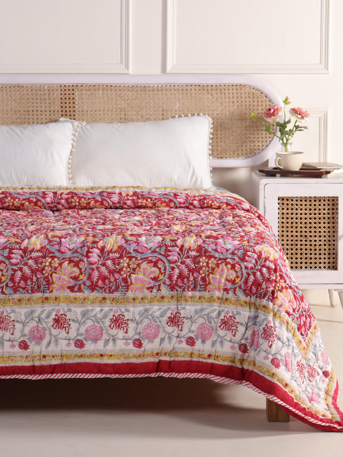 The Festive Floral Quilt