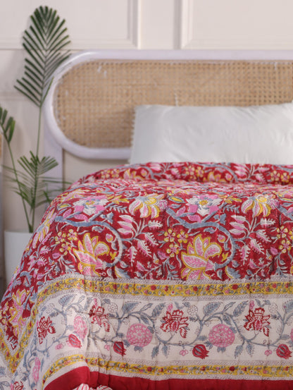 The Festive Floral Quilt