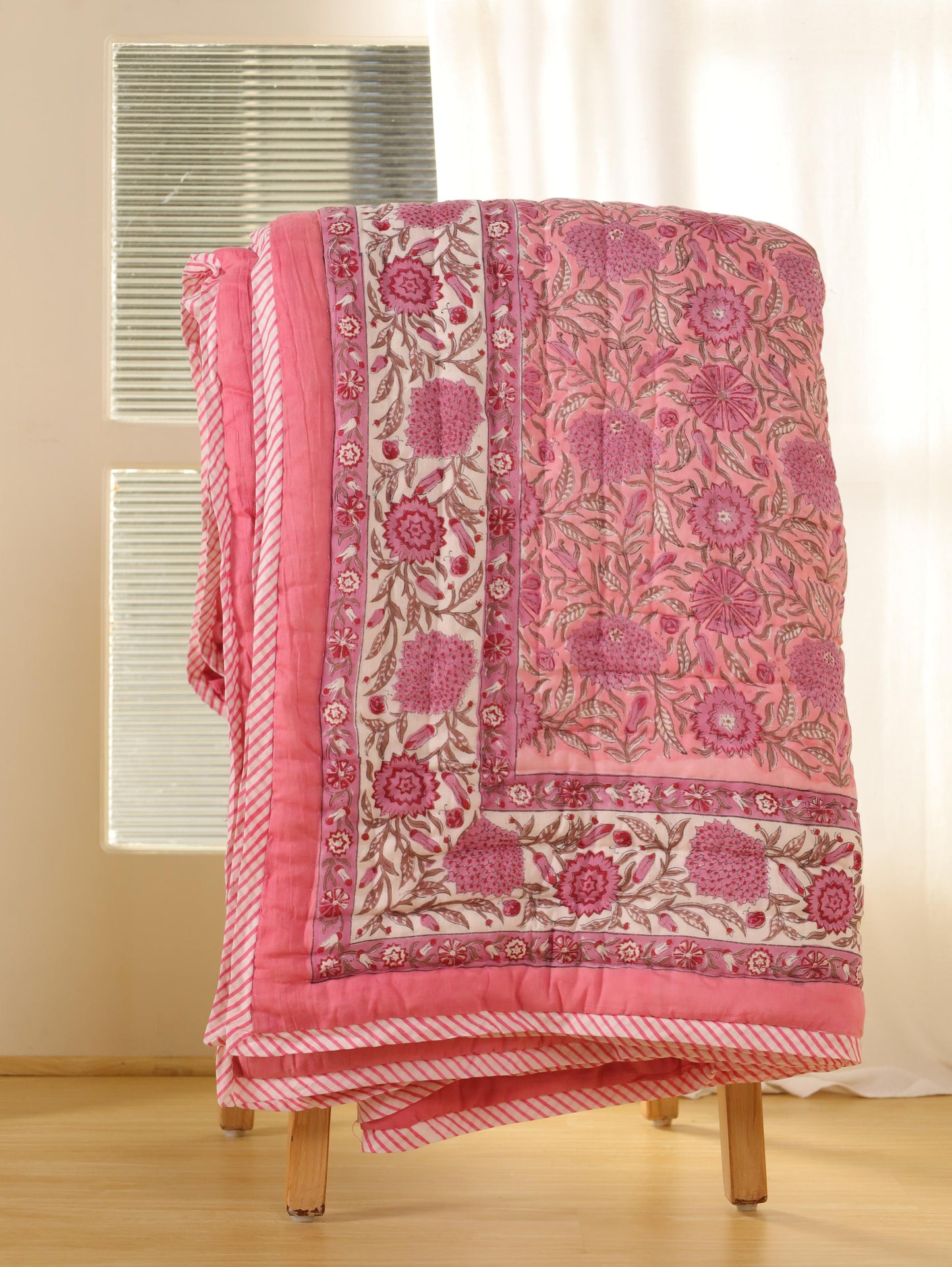 The Jaipur Blush Quilt