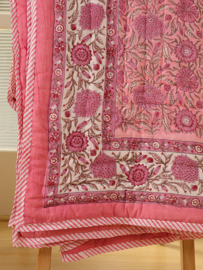 The Jaipur Blush Quilt