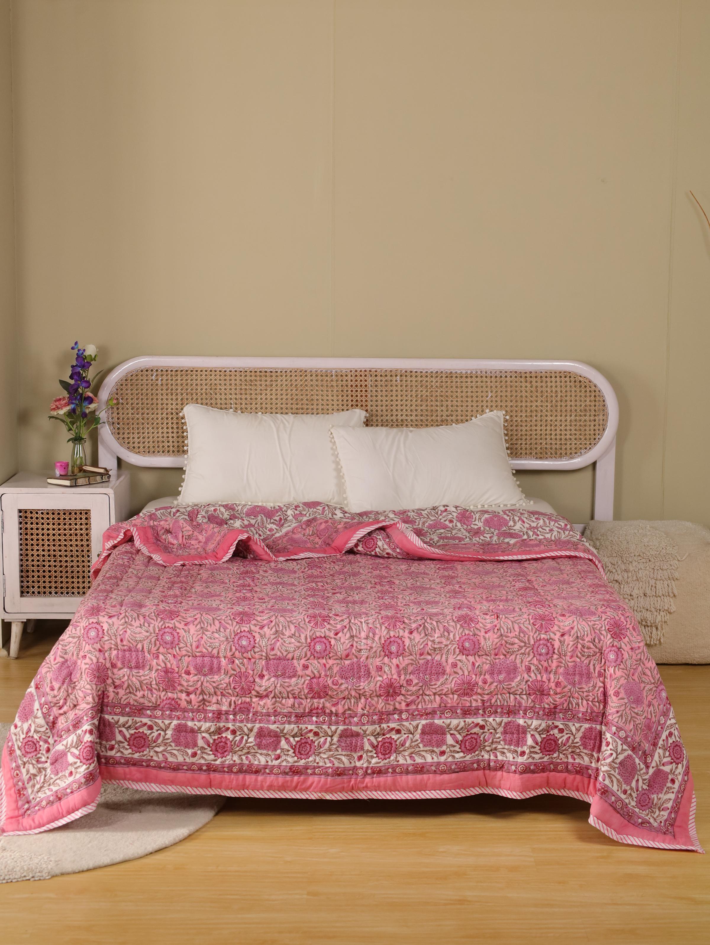 The Jaipur Blush Quilt