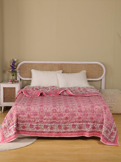 The Jaipur Blush Quilt