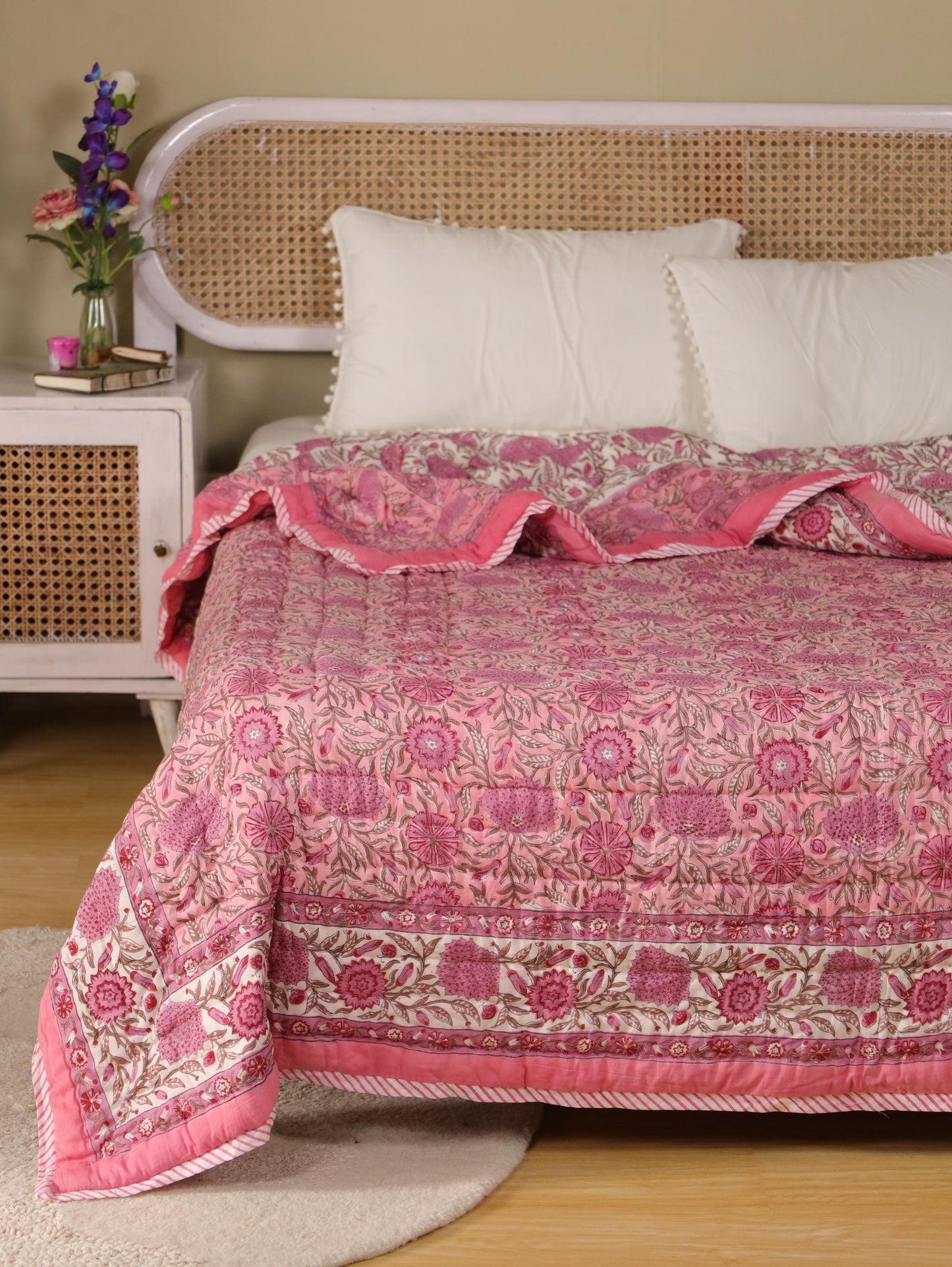 The Jaipur Blush Quilt