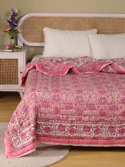 The Jaipur Blush Quilt