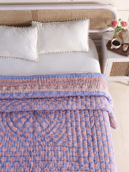 The Twilight Paisley Quilt