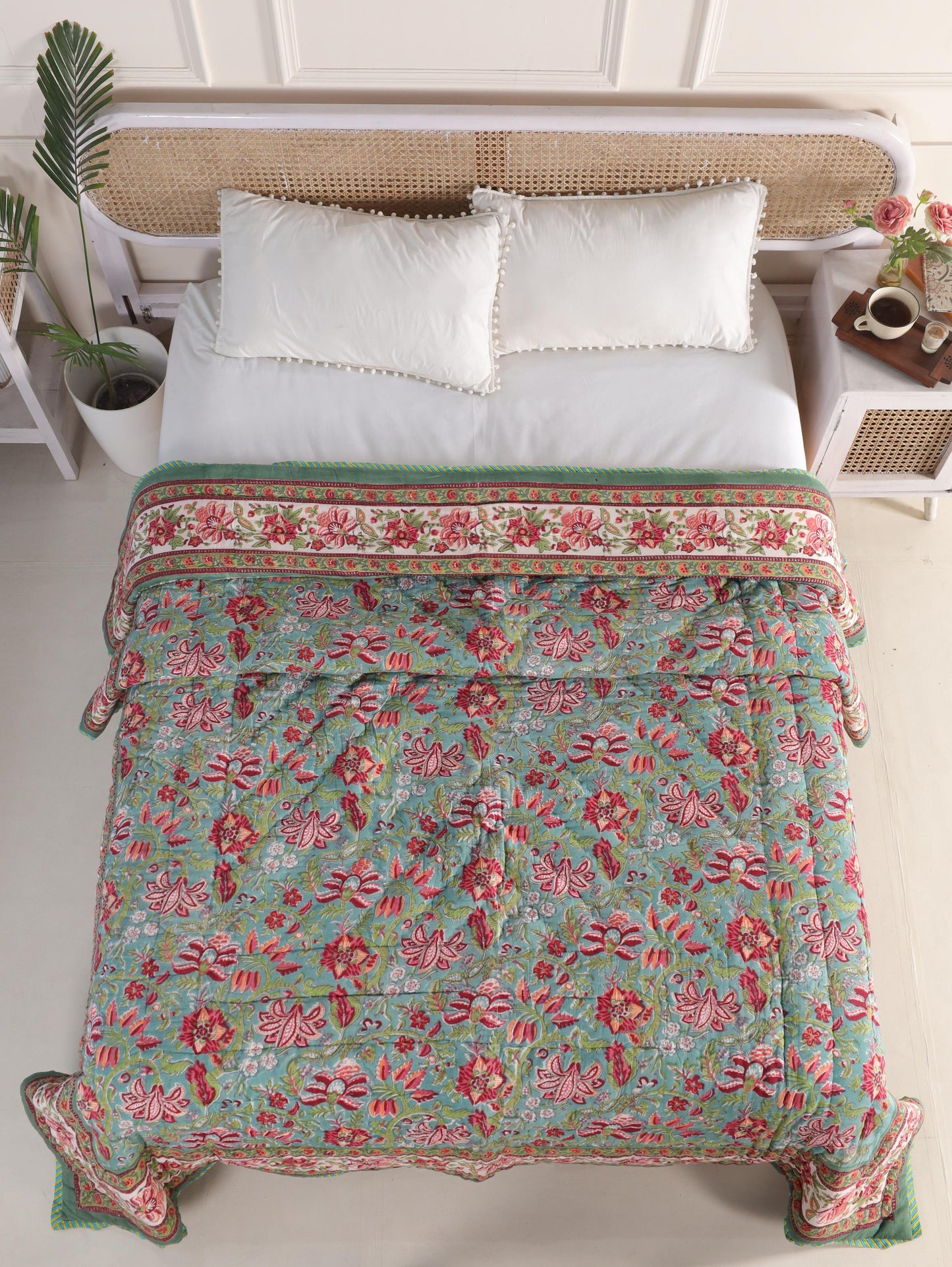 The Emerald Oasis Quilt