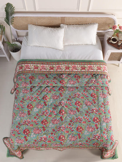 The Emerald Oasis Quilt