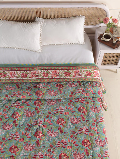 The Emerald Oasis Quilt