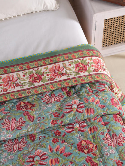 The Emerald Oasis Quilt