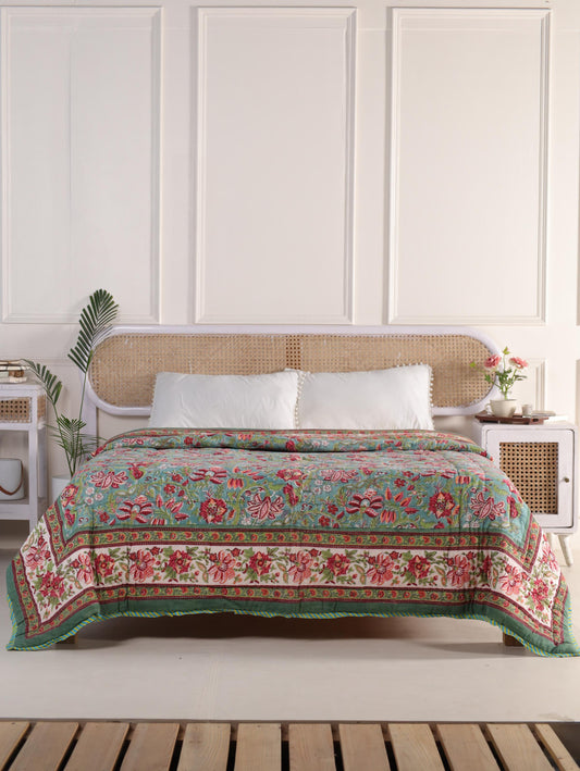 The Emerald Oasis Quilt