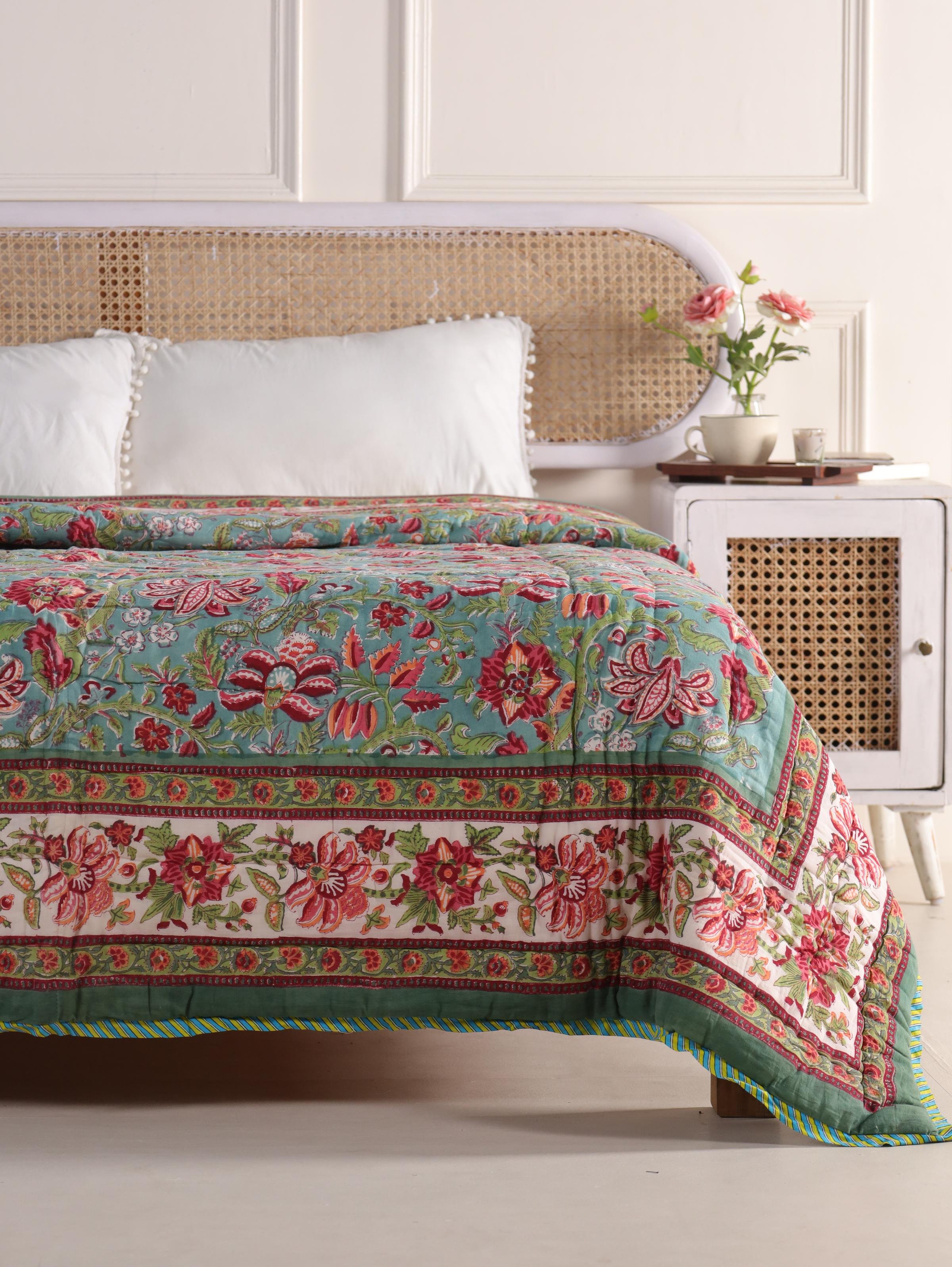 The Emerald Oasis Quilt