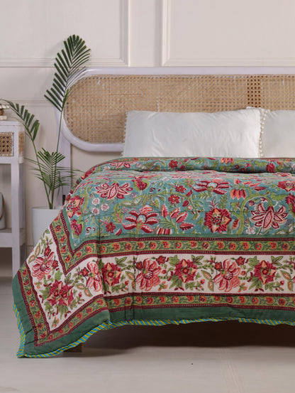 The Emerald Oasis Quilt