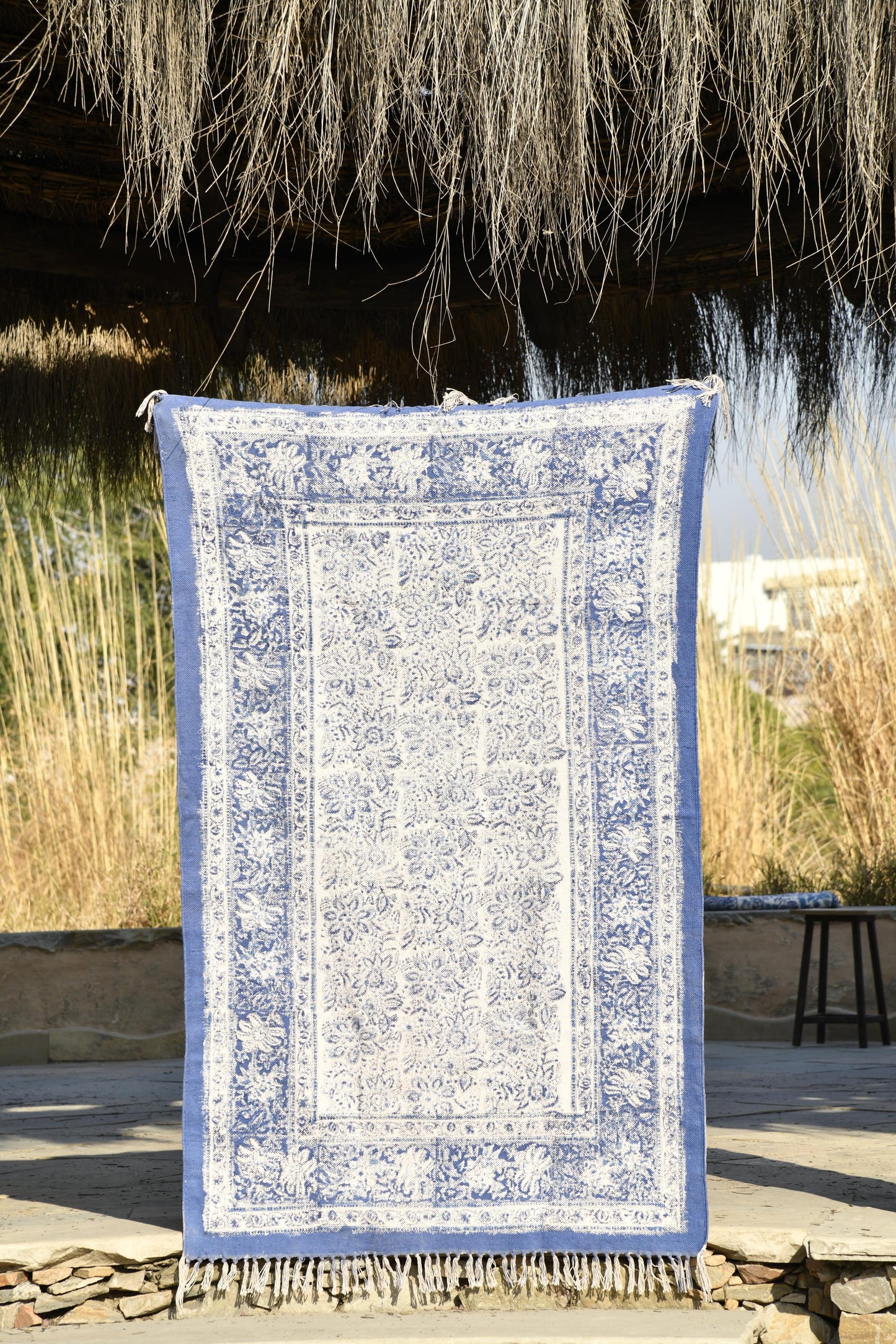 The Indigo Mosaic Rug