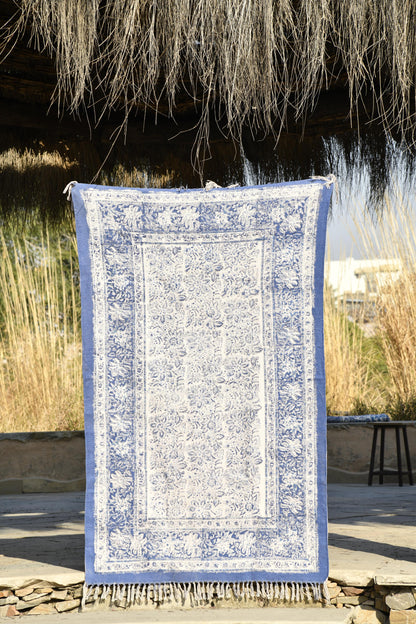 The Indigo Mosaic Rug